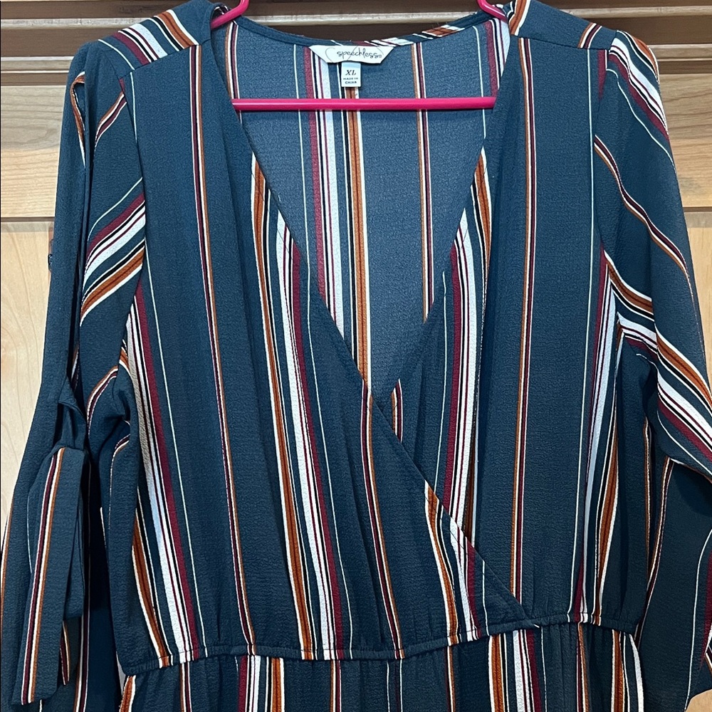Speechless Multicolor Striped Jumpsuit - Picture 3 of 4